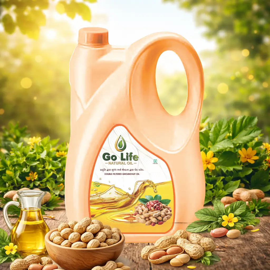 Filtered Groundnut Oil 5-litre – (4.350 Kg) Filtered Groundnut Oil 5-litre – (4.350 Kg)