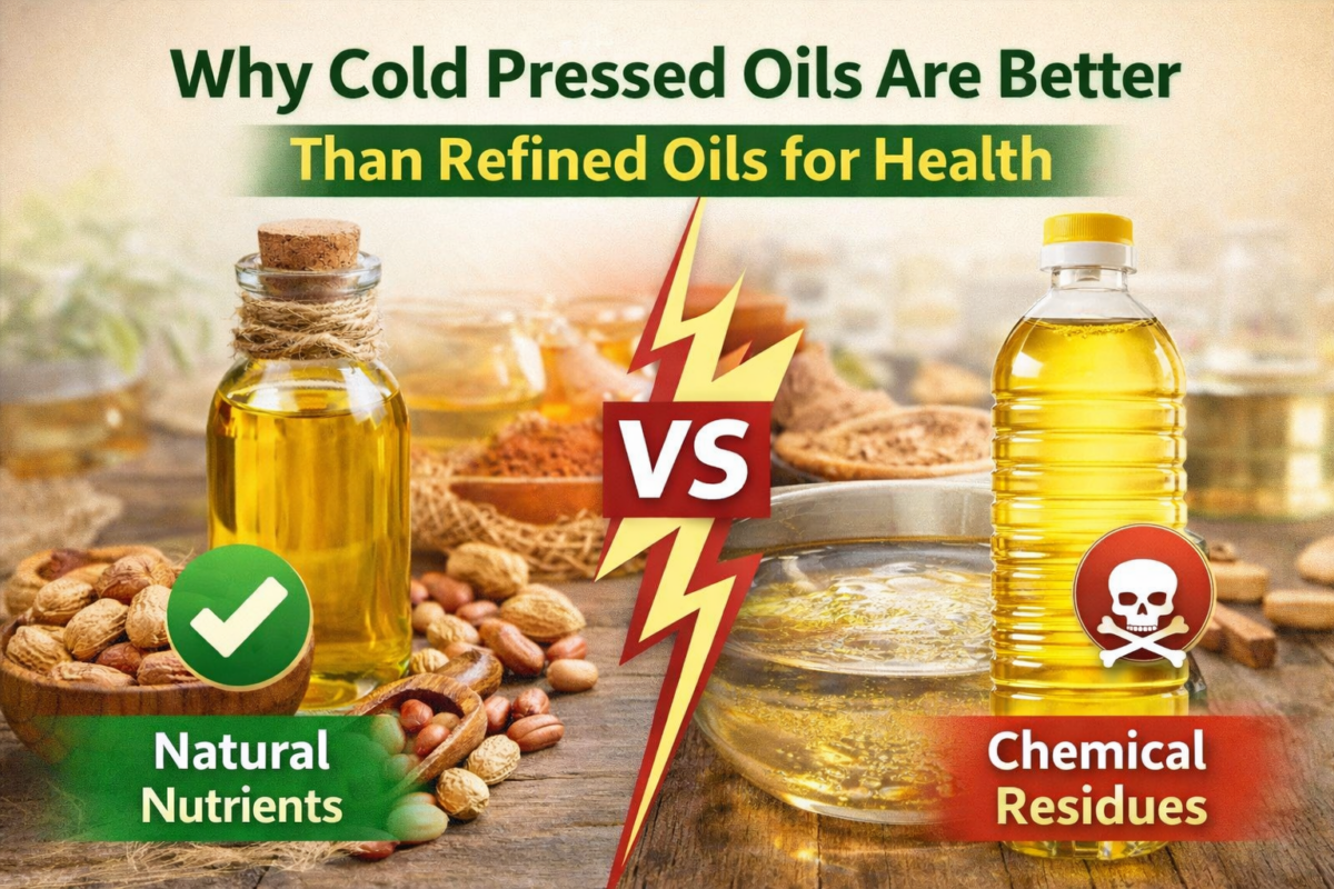 Why Cold Pressed Oils Are Better Than Refined Oils for Health