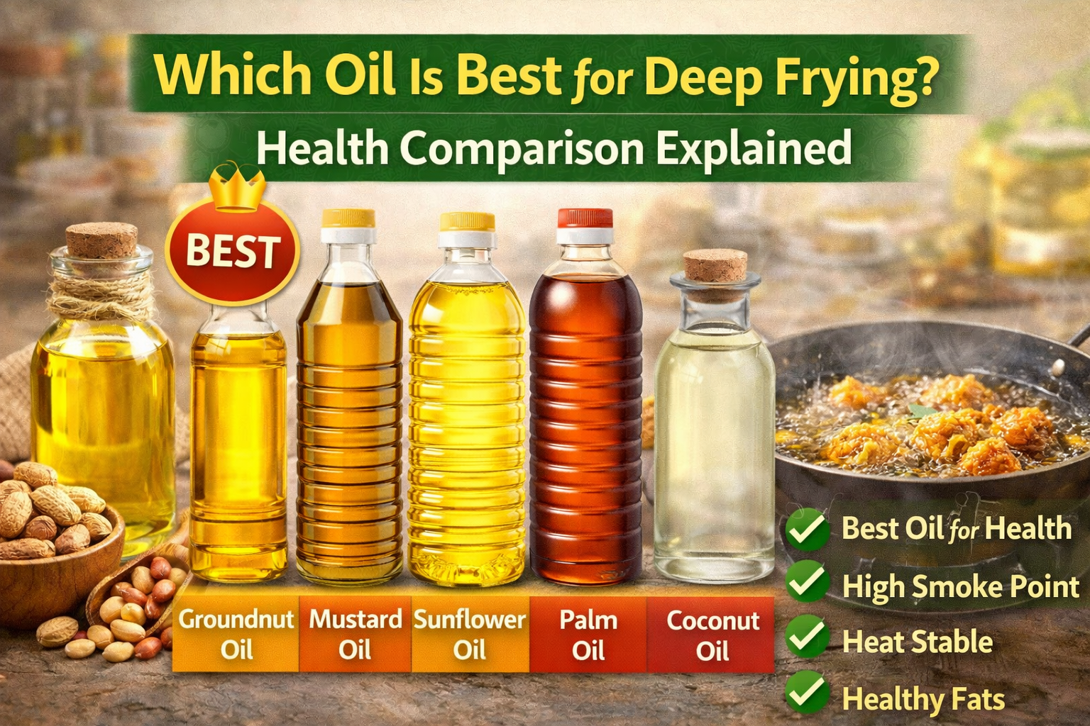 Which Oil Is Best for Deep Frying? Health Comparison Explained